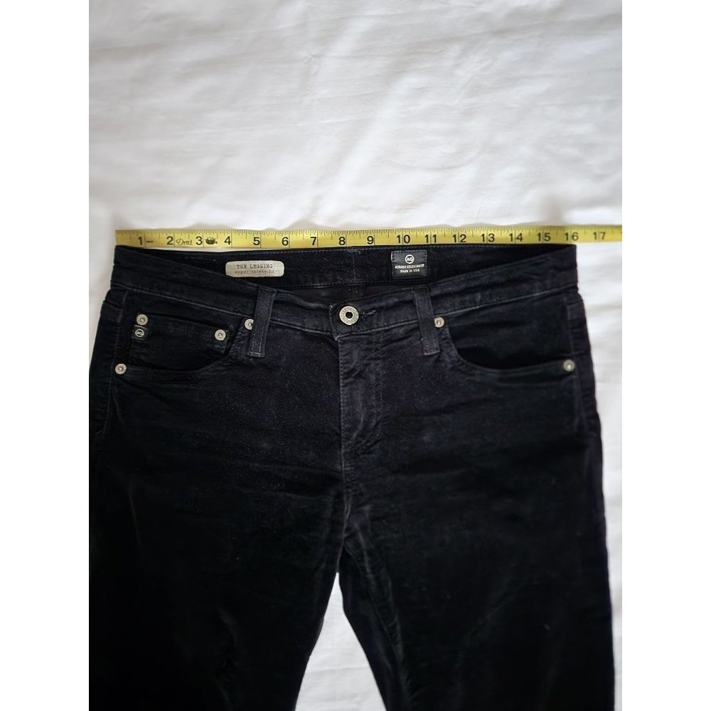 AG‎ Adriano Goldschmied Women's Black The Legging Super Skinny Fit Jeans Size 30 - Picture 7 of 10